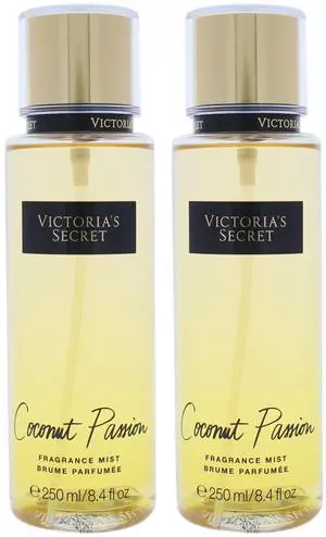 Coconut Passion by Victorias Secret for Women - 8.4 oz Fragrance Mist - Pack of 2 Coconut Passion by Victorias Secret for Women - 8.4 oz Fragrance Mist - Pack of 2