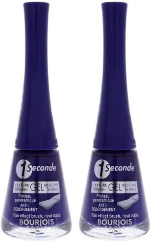 1 Seconde - 47 Indigo For It by Bourjois for Women - 0.3 oz Nail Polish - Pack of 2 1 Seconde - 47 Indigo For It by Bourjois for Women - 0.3 oz Nail Polish - Pack of 2