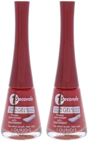 1 Seconde - 48 Nice Tomette You by Bourjois for Women - 0.3 oz Nail Polish - Pack of 2 1 Seconde - 48 Nice Tomette You by Bourjois for Women - 0.3 oz Nail Polish - Pack of 2