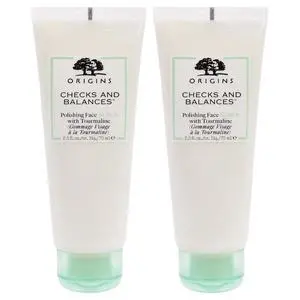 Checks and Balances Face Scrub by Origins for Unisex - 2.5 oz Scrub - Pack of 2 Checks and Balances Face Scrub by Origins for Unisex - 2.5 oz Scrub - Pack of 2