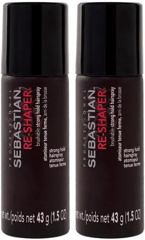 Re-Shaper Strong Hold by Sebastian for Unisex - 1.5 oz Hair Spray - Pack of 2 Re-Shaper Strong Hold by Sebastian for Unisex - 1.5 oz Hair Spray - Pack of 2