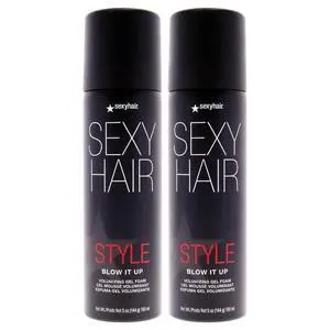 Style Sexy Hair Blow It Up Volumizing Gel Foam by Sexy Hair for Unisex - 5 oz Gel - Pack of 2 Style Sexy Hair Blow It Up Volumizing Gel Foam by Sexy Hair for Unisex - 5 oz Gel - Pack of 2