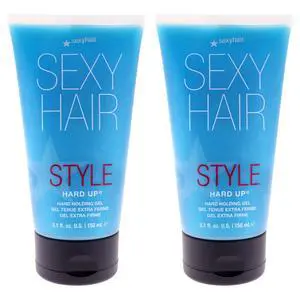 Style Sexy Hair Hard Up Hard Holding Gel by Sexy Hair for Unisex - 5.1 oz Gel - Pack of 2 Style Sexy Hair Hard Up Hard Holding Gel by Sexy Hair for Unisex - 5.1 oz Gel - Pack of 2