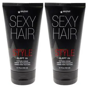 Style Sexy Hair Slept In Texture Creme by Sexy Hair for Unisex - 5.1 oz Cream - Pack of 2 Style Sexy Hair Slept In Texture Creme by Sexy Hair for Unisex - 5.1 oz Cream - Pack of 2