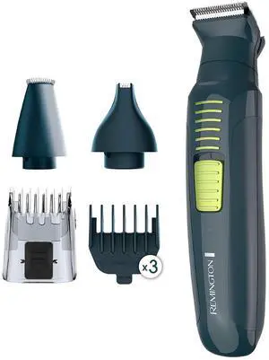 Remington Ultrastyle Rechargeable Total Grooming Kit, PG6111, Teal/Green