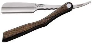 Feather Artist Club SS Wood Folding Straight Razor