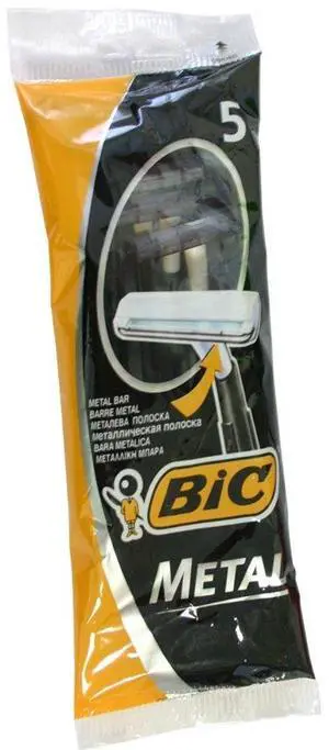 Bic Metal Razors -- 5 ct.