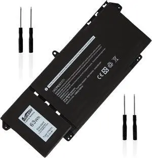 7FMXV Replacement Battery for Dell Latitude 5320 7320 7420 7520 Series, Compatible with Part Numbers 4M1JN 1PP63 HDGJ8 MHR4G 0TN2GY TN2GY 9JM71 727CG 0727CG CN-0TN2GY CN-0727CG, 15.2V 3941mAh