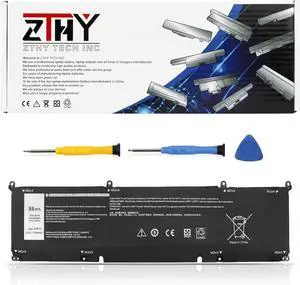 ZTHY 69KF2 Laptop Battery Replacement for Dell XPS 15 9500 9510 9520 Precision 5550 5560 5570 G15 5530 G16 7620 7630 Vostro 7510 Alienware M15 R3 R4 R5 R6 R7 M16 R1 M17 R3 R4 Series 11.4V 86Wh 6Cell