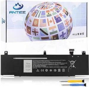 ANTIEE TDW5P Laptop Battery for Dell Alienware 13 R3 ALW13C D1738 D2718 D2728 D2738 D2838 D2508 D2503S D2506S D2715S Series Notebook Black V9XD7 0V9XD7 4RRR3 04RRR3 JFWX7 0JFWX7 P81G P81G001 15.2V