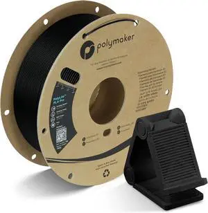 Polymaker PLA PRO Filament 1.75mm, Tough & High Rigidity Black PLA Filament 1.75mm 1kg Cardboard Spool - PolyLite PLA PRO 3D Printer Filament 1.75mm, Print with Most 3D Printers Using 3D Filament Polymaker PLA PRO Filament 1.75mm, Tough & High Rigidity Black PLA Filament 1.75mm 1kg Cardboard Spool - PolyLite PLA PRO 3D Printer Filament 1.75mm, Print with Most 3D Printers Using 3D Filament