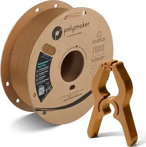 Polymaker PLA PRO Filament 1.75mm 1kg, Tough & High Rigidity Army Beige 3D Printing Filament, PolyLite PLA PRO High Speed, Print with Most 3D Printers Polymaker PLA PRO Filament 1.75mm 1kg, Tough & High Rigidity Army Beige 3D Printing Filament, PolyLite PLA PRO High Speed, Print with Most 3D Printers