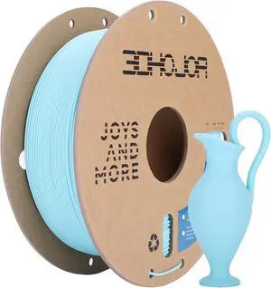 3DHoJor Matte PLA Filament 1.75mm Light Blue, PLA 3D Printer Filament, 1kg Spool (2.2lbs) PLA Filament, Fit Most FDM 3D Printer 3DHoJor Matte PLA Filament 1.75mm Light Blue, PLA 3D Printer Filament, 1kg Spool (2.2lbs) PLA Filament, Fit Most FDM 3D Printer