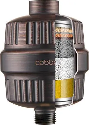 Cobbe HD HEAVY DUTY High Output Shower Filter 99% REMOVAL Shower Head Filter for Hard Water, Heavy Metals, Chlorine and Harmful Substance, Improve your skin and hair - Oil Rubbed Bronze Cobbe HD HEAVY DUTY High Output Shower Filter 99% REMOVAL Shower Head Filter for Hard Water, Heavy Metals, Chlorine and Harmful Substance, Improve your skin and hair - Oil Rubbed Bronze