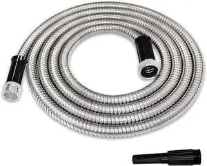 Metal Garden Hose, Stainless Steel Water Hose with Nozzles, Ultra Flexible and Tangle Free(10FT) Metal Garden Hose, Stainless Steel Water Hose with Nozzles, Ultra Flexible and Tangle Free(10FT)