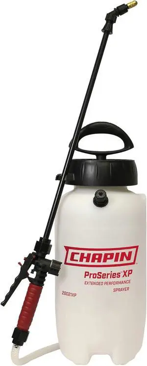 Chapin 26021XP Made in USA 2-Gallon Heavy-Duty Compression Sprayer for Professional Use, with 3 nozzles -one Brass, Pressure Relief Valve, Comfort Grip Handle, Translucent White Chapin 26021XP Made in USA 2-Gallon Heavy-Duty Compression Sprayer for Professional Use, with 3 nozzles -one Brass, Pressure Relief Valve, Comfort Grip Handle, Translucent White