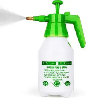 Garden Pump Sprayer,68oz/34oz Hand-held Pressure Sprayer Bottle for Lawn with Safety Value&Adjustable Nozzle, for Watering,Spraying Weeds,Home Cleaning and Car Washing,0.5 Gallon Garden Pump Sprayer,68oz/34oz Hand-held Pressure Sprayer Bottle for Lawn with Safety Value&Adjustable Nozzle, for Watering,Spraying Weeds,Home Cleaning and Car Washing,0.5 Gallon