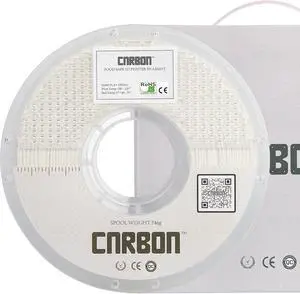 Certified Food Grade Matte Pastel PLA+ 3D Printer Filament - CARBON by Comfy Materials - Lab Tested FDA Compliant Food Safe, 1.75mm, 1kg, Accuracy: +/- 0.02 (White) Certified Food Grade Matte Pastel PLA+ 3D Printer Filament - CARBON by Comfy Materials - Lab Tested FDA Compliant Food Safe, 1.75mm, 1kg, Accuracy: +/- 0.02 (White)
