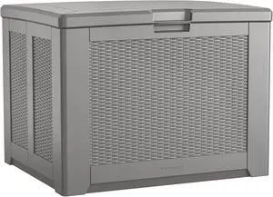 Rubbermaid Medium Resin Outdoor Storage Deck Box (74 Gal) Weather Resistant Gray Deck Organization for Home/Backyard/Pool Chemicals/Toys/Garden Tools/Porch/Patio Cushions Rubbermaid Medium Resin Outdoor Storage Deck Box (74 Gal) Weather Resistant Gray Deck Organization for Home/Backyard/Pool Chemicals/Toys/Garden Tools/Porch/Patio Cushions
