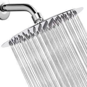 Rain Shower Head High Flow Stainless Steel Rainfall Shower Head - 10 Inch Luxury Design with Adjustable Angles, Anti-Clogging Nozzles, Easy Install, Premium Chrome Finish for Bathroom Rain Shower Head High Flow Stainless Steel Rainfall Shower Head - 10 Inch Luxury Design with Adjustable Angles, Anti-Clogging Nozzles, Easy Install, Premium Chrome Finish for Bathroom