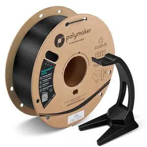 Polymaker PETG Black 3D Printer Filament 1.75mm 1kg, High Speed PETG up to 300mm/s, High Strength New Formula, Excellent Layer Adhesion, Warp Free, Compatible with Most 3D Printers Polymaker PETG Black 3D Printer Filament 1.75mm 1kg, High Speed PETG up to 300mm/s, High Strength New Formula, Excellent Layer Adhesion, Warp Free, Compatible with Most 3D Printers