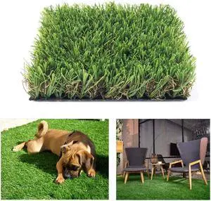 Petgrow · Deluxe Realistic Artificial Grass Turf 4FTX6FT, 70 oz Face Weight/Drainage Holes/Rubber Backing, Indoor Outdoor Pet Faux Synthetic Grass Astro Rug Carpet for Garden Backyard Patio Balcony Petgrow · Deluxe Realistic Artificial Grass Turf 4FTX6FT, 70 oz Face Weight/Drainage Holes/Rubber Backing, Indoor Outdoor Pet Faux Synthetic Grass Astro Rug Carpet for Garden Backyard Patio Balcony