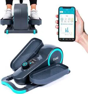 Cubii GO Under Desk Elliptical Bike, Portable Low Impact Leg Exerciser for Home and Office | Compact Exercise Machine with 10 Resistance Levels, LCD Display & App Tracking Cubii GO Under Desk Elliptical Bike, Portable Low Impact Leg Exerciser for Home and Office | Compact Exercise Machine with 10 Resistance Levels, LCD Display & App Tracking