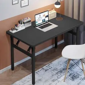 Computer Desk Study Table No Assembly Required,Writing Computer Space Saving Folding Table for Home Office