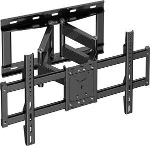 Full Motion TV Wall Mount - 37-85'' Flat/Curved TVs, Swivel Articulating Arms, Max VESA 600x400mm, Tilt Rotation, Holds up to 135 lbs