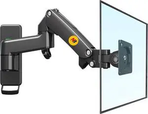 NB North Bayou TV Monitor Wall Mount Bracket Full Motion Articulating Swivel for 17-35" Monitors (Load Capacity from 6.6 to 26.4lbs) Double Extension F150