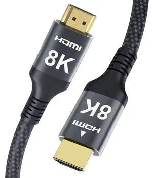 Adauxter 8K 4K HDMI Cable 30 FT, HDMI to HDMI Cord with Ethernet CEC 4K 120Hz 95Hz 8K 60Hz eARC eARC Netflix HDCP2.3 HDR10+ PC Laptop RTX5090 TV Monitor Projector X-Box PS5 Adauxter 8K 4K HDMI Cable 30 FT, HDMI to HDMI Cord with Ethernet CEC 4K 120Hz 95Hz 8K 60Hz eARC eARC Netflix HDCP2.3 HDR10+ PC Laptop RTX5090 TV Monitor Projector X-Box PS5