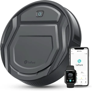 Lefant M210P Robot Vacuum Cleaner, 4000pa Suction, 200 Mins Runtime, Super Thin, Quiet, Self-Charging, Ideal for Pet Owners, Multi Surface Cleaning, APP/WiFi/Alexa Control, Gray Lefant M210P Robot Vacuum Cleaner, 4000pa Suction, 200 Mins Runtime, Super Thin, Quiet, Self-Charging, Ideal for Pet Owners, Multi Surface Cleaning, APP/WiFi/Alexa Control, Gray