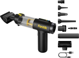 Fanttik Slim V10 Mix Cordless Car Vacuum, 4 in 1 Handheld Air Duster, Color Smart LED Display, 16kPa Suction Power, Cordless Portable Mini Keyboard Vacuum for Car, Office Desk Fanttik Slim V10 Mix Cordless Car Vacuum, 4 in 1 Handheld Air Duster, Color Smart LED Display, 16kPa Suction Power, Cordless Portable Mini Keyboard Vacuum for Car, Office Desk