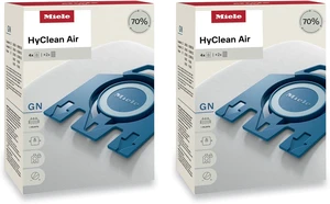 Miele Original GN AirClean 3D Efficiency Vacuum Cleaner Bags for Miele Classic C1, Complete C2/C3, and S2/S5/S8 Vacuum Cleaners, Pack of 4 Dust Bags and 2 Filters 10123210 Miele Original GN AirClean 3D Efficiency Vacuum Cleaner Bags for Miele Classic C1, Complete C2/C3, and S2/S5/S8 Vacuum Cleaners, Pack of 4 Dust Bags and 2 Filters 10123210