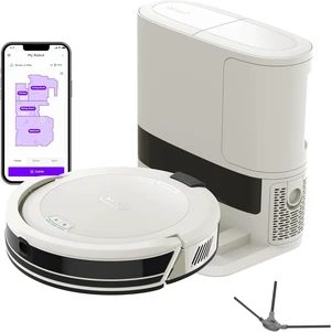 Shark Navigator Robot Vacuum + Self-Empty Base, White, AV2110S Shark Navigator Robot Vacuum + Self-Empty Base, White, AV2110S