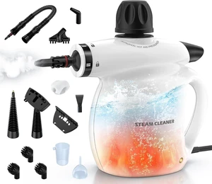 13Pcs Pressurized Handheld Steam Cleaner, Portable Deep Cleaning Steamer 13Pcs Pressurized Handheld Steam Cleaner, Portable Deep Cleaning Steamer