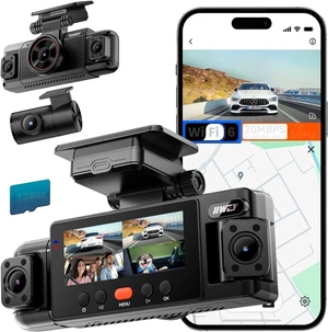 IIWEY N6 360° Dash Cam 4 Channel, Free 128GB Card, 8 IR Lights Night Vision IIWEY N6 360° Dash Cam 4 Channel, Free 128GB Card, 8 IR Lights Night Vision