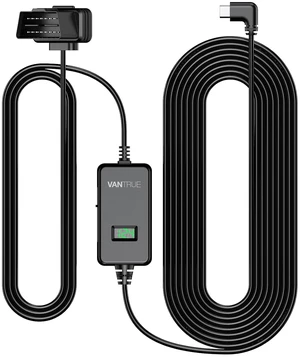 VANTRUE 13.12ft Type-C OBD Hardwire Kit with LED Screen for All DashCams VANTRUE 13.12ft Type-C OBD Hardwire Kit with LED Screen for All DashCams
