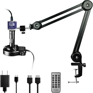 48MP 4K Digital Microscope, 150X Zoom C-Mount, HDMI/Type-C/USB with LED Ring Light 48MP 4K Digital Microscope, 150X Zoom C-Mount, HDMI/Type-C/USB with LED Ring Light