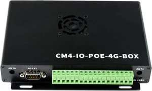 Waveshare Industrial IoT Mini-Computer Based On Raspberry Pi Compute Module 4 Waveshare CM4 Industrial IoT Board Inside PoE 5G/4G Metal Case with Cooling Fan Waveshare Industrial IoT Mini-Computer Based On Raspberry Pi Compute Module 4 Waveshare CM4 Industrial IoT Board Inside PoE 5G/4G Metal Case with Cooling Fan