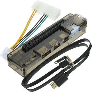 External Laptop Graphics Card Dock Pci Adapter Portable for Gaming PCB Construction Easy Setup Supports up to Random Style