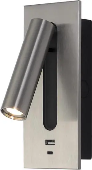 SLFFLS USB Port Charging for Bedside Adjustable Rotation Lamp led Wall Reading Light with or Type-C Interface(Type-c+USB, Gray) SLFFLS USB Port Charging for Bedside Adjustable Rotation Lamp led Wall Reading Light with or Type-C Interface(Type-c+USB, Gray)