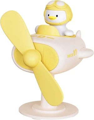 USB Portable Fan Astronaut Shaped Desk Laptop Low Noise Funny Small Table Fan Personal Desk Fan for Dormitory Home Kitchen, Yellow USB Portable Fan Astronaut Shaped Desk Laptop Low Noise Funny Small Table Fan Personal Desk Fan for Dormitory Home Kitchen, Yellow