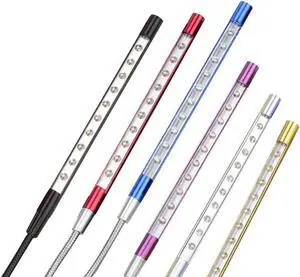 Fengyan Home Bulbs 20pcs/lot Portable USB Metal Night Light Laptop Keyboard Reading Light 5V LED Desk Lamp Home Book Light Household Lamp (Color : C8)