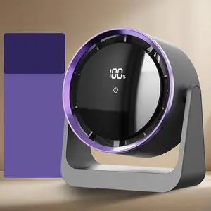 Mini Electric Fan Desktop Dormitory USB Desk lamp Fan Wall-Mounted Household Dormitory circulating Fan