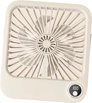 Mini Portable Fan Personal Desk Fan Women Gift Stylish Quiet USB Summer Cooling Fan Personal Fan for Camping Car Desktop Home, Beige Mini Portable Fan Personal Desk Fan Women Gift Stylish Quiet USB Summer Cooling Fan Personal Fan for Camping Car Desktop Home, Beige