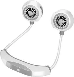 Portable Personal Fan, USB Mini Neck Fan, 3 Speeds and 360 Degree Adjustment for Sports Office Outdoor Travel