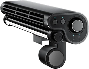 Monitor Clip On Fan, Stepless Speed Desk Fan with Light, Desk Fan Touch Control, USB Table Fan for Flat and Curved Monitor, Laptop, PC Monitor Clip On Fan, Stepless Speed Desk Fan with Light, Desk Fan Touch Control, USB Table Fan for Flat and Curved Monitor, Laptop, PC