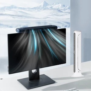 Monitor Clip On Fan, Bladeless Computer Fan Personal Cooling Fan for Office, Quiet USB Desk Fan Small Tower Fan for Desk, Suitable for Flat and Curved Monitor, Laptop (Color : Blue) Monitor Clip On Fan, Bladeless Computer Fan Personal Cooling Fan for Office, Quiet USB Desk Fan Small Tower Fan for Desk, Suitable for Flat and Curved Monitor, Laptop (Color : Blue)