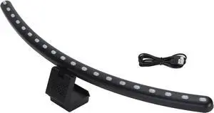 Monitor Light Bar, Curved Computer Monitor Light Bar, Eye Caring, Touch Control, Adjustable Angle, USB Powered LED Reading Light for Office Game